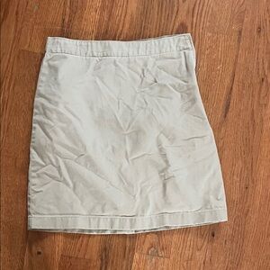 Lands' End Women's Mini Skirt in Cream